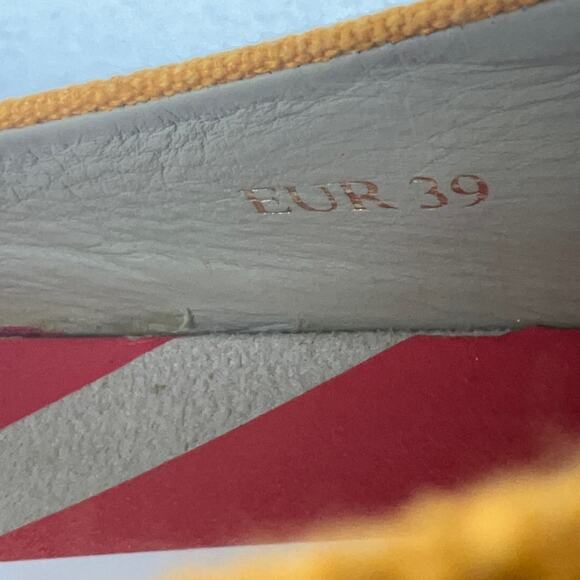 FitFlop Women’s Ocher Canvas Ballet Flat Yellow Size 39 (US 8) NWOB Teacher Fall - Picture 7 of 8